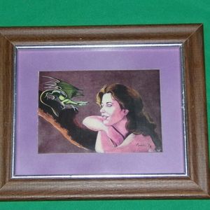 Ltd Edition Dragon Print Number 1 of 5 RARE Framed